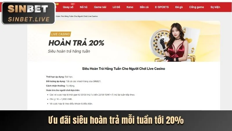 Khuyến mãi thể thao BETCOM888